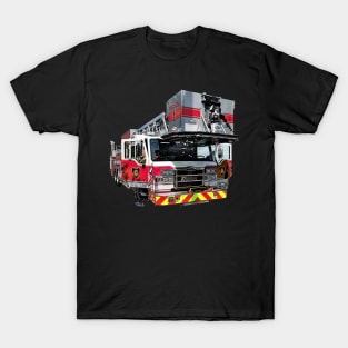 Fire Truck With Open Door T-Shirt